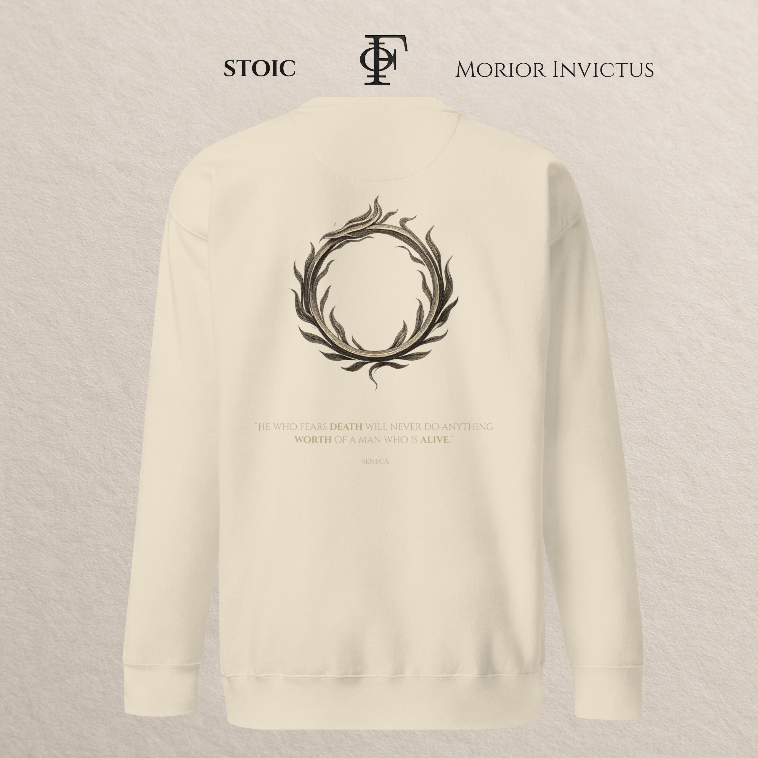 Morior Invictus Sweatshirt | Stoic Collection