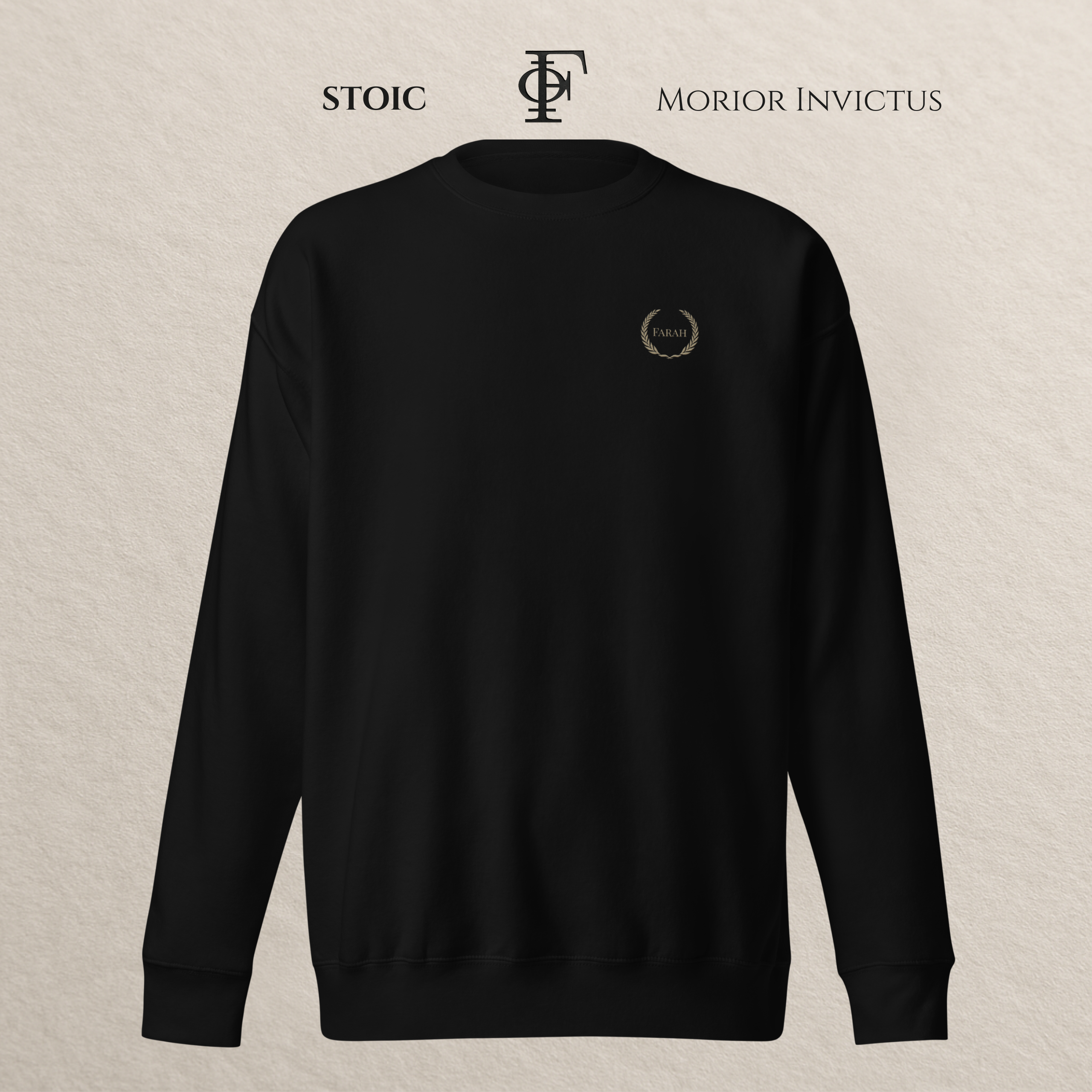 Morior Invictus Sweatshirt | Stoic Collection