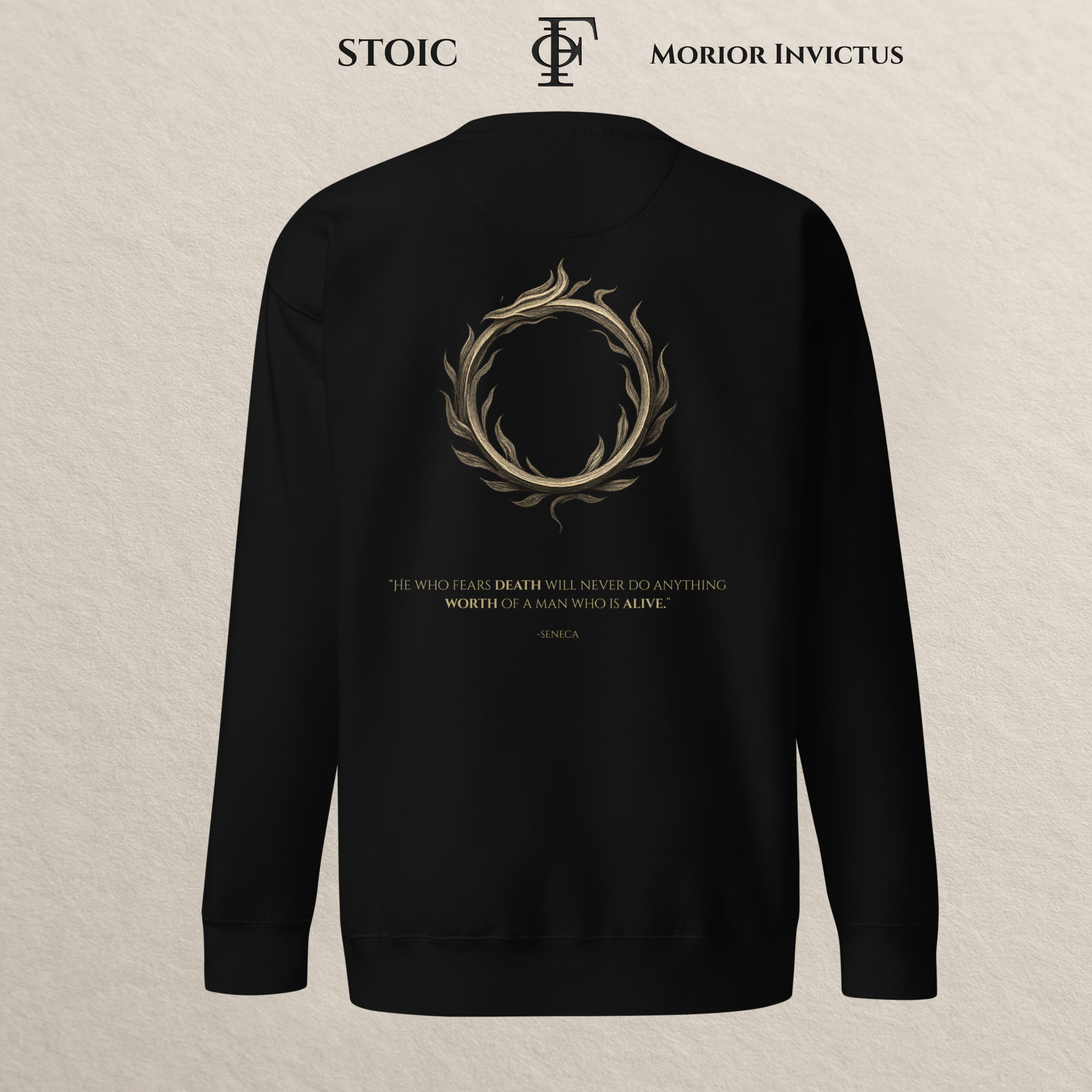 Morior Invictus Sweatshirt | Stoic Collection