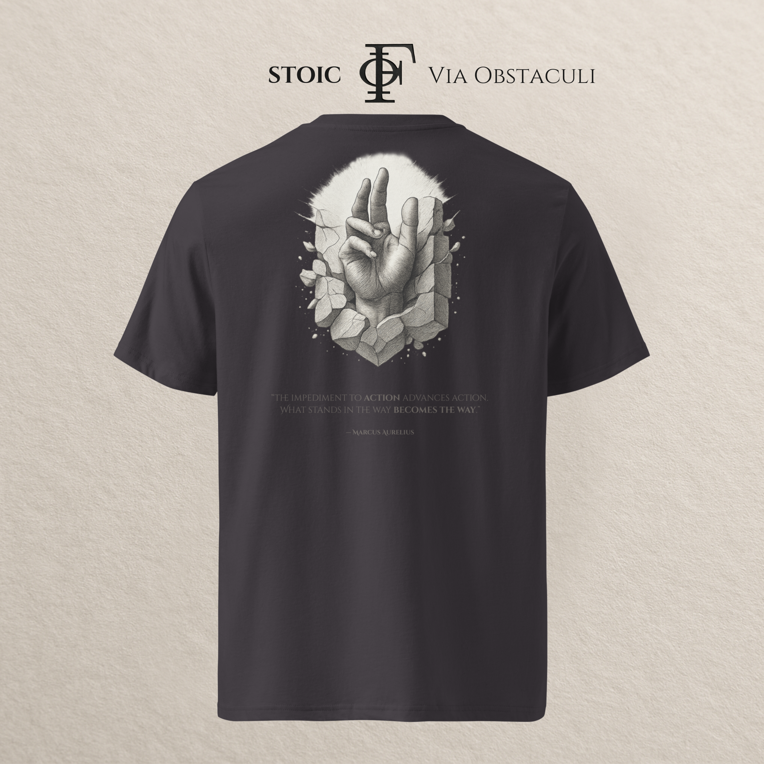 Via Obstaculi Tee | Stoic Collection