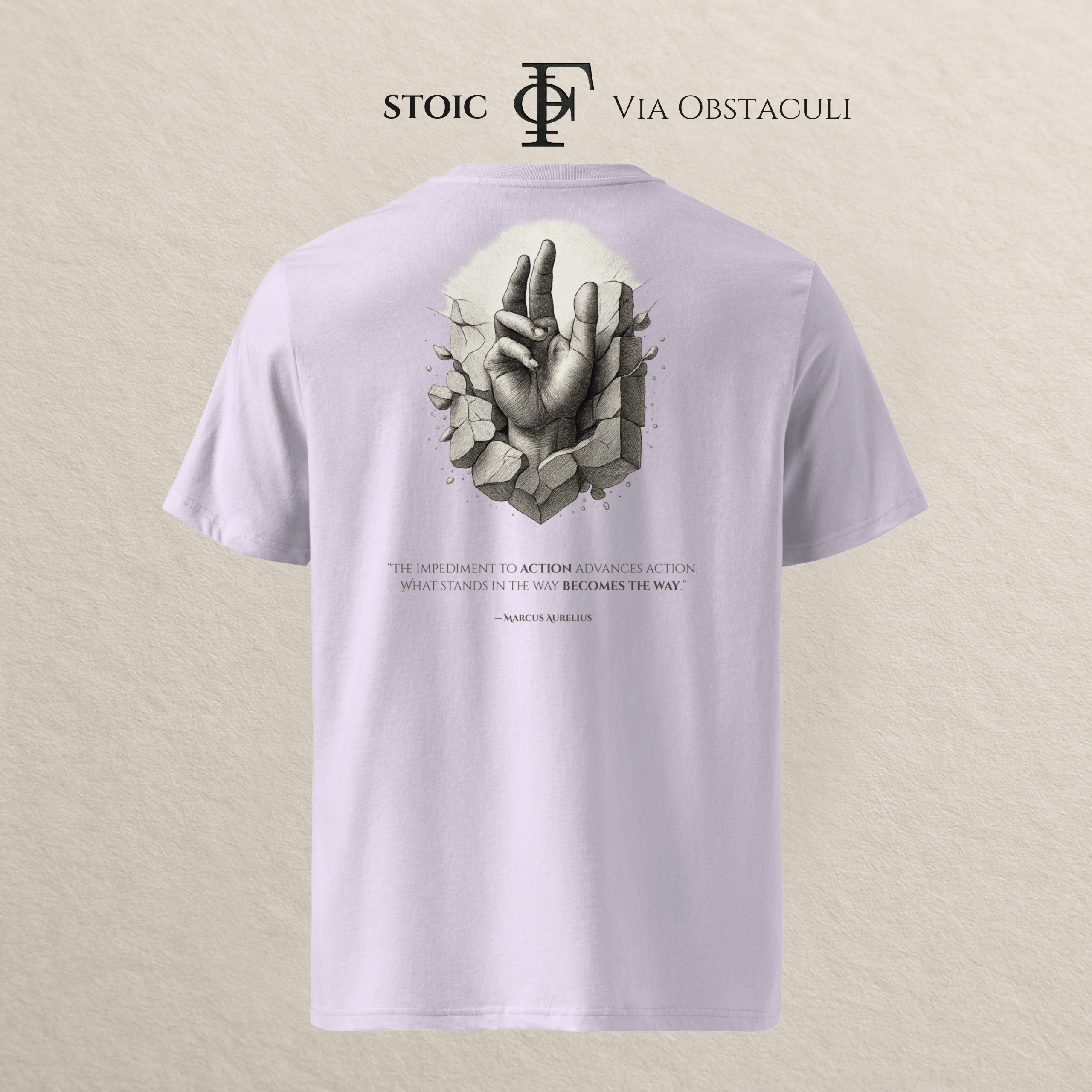 Via Obstaculi Tee | Stoic Collection