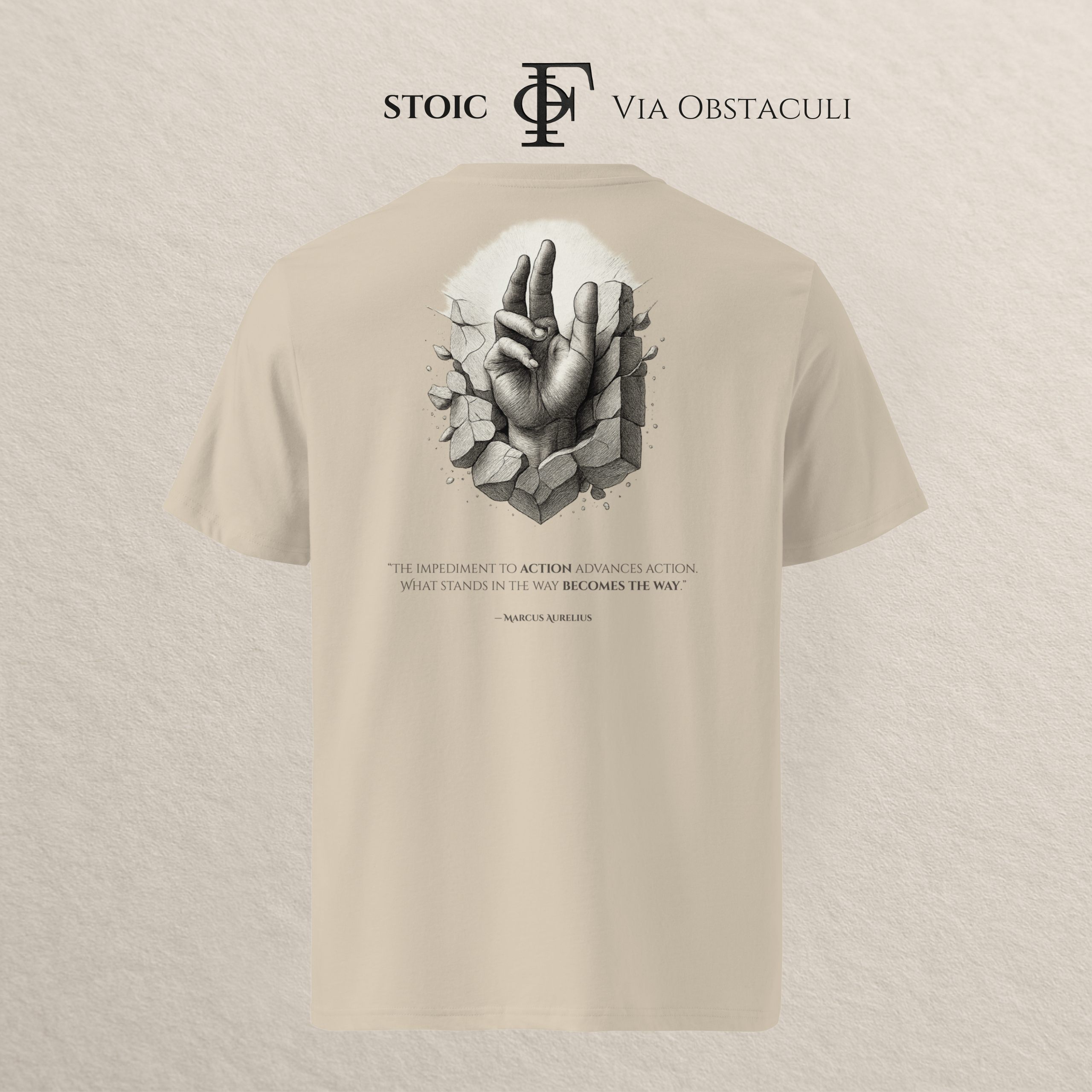 Via Obstaculi Tee | Stoic Collection